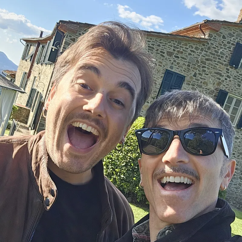 Best mates on tour
