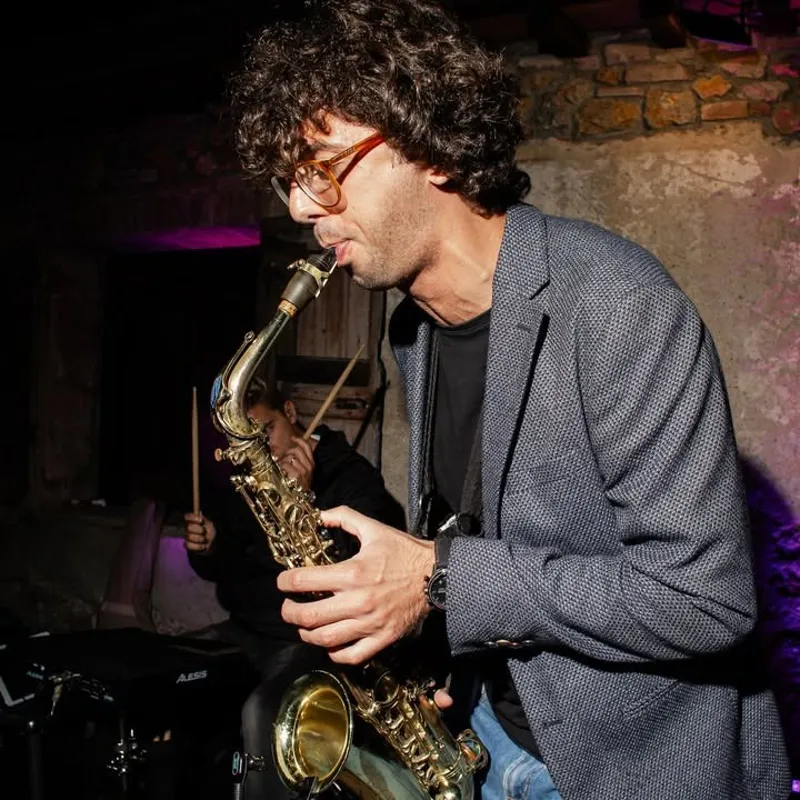 Sax on fire